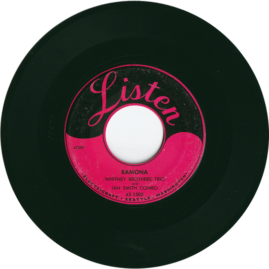 Whitney Brothers Trio & Ian Smith Combo - Ramona / You'll Never Know
