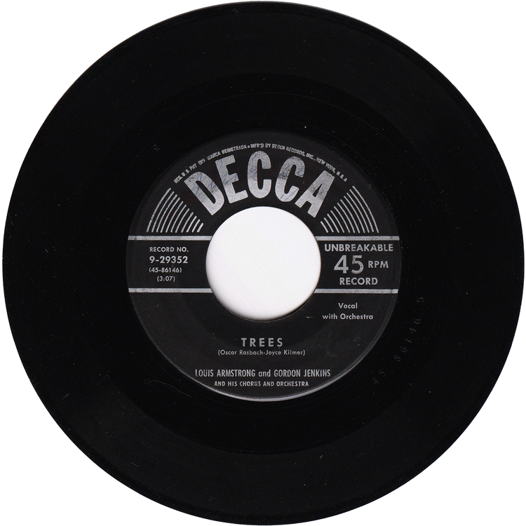 Louis Armstrong & Gordon Jenkins - Spooks! / Trees