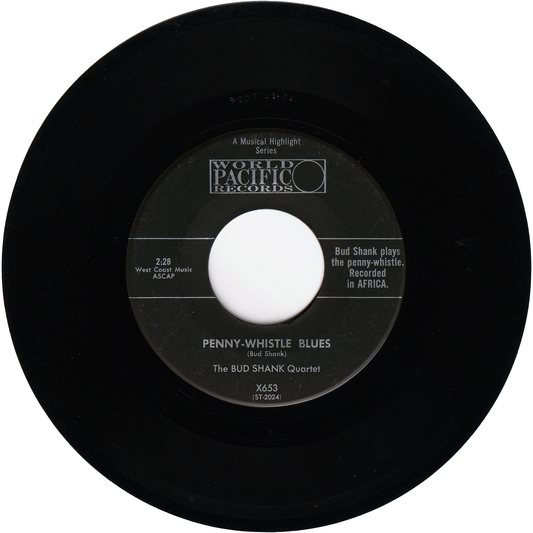 The Bud Shank Quartet - Penny-Whistle Blues / Steve Allen Theme