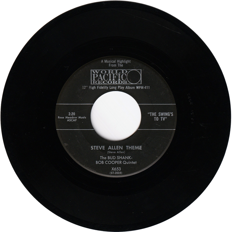 The Bud Shank Quartet - Penny-Whistle Blues / Steve Allen Theme