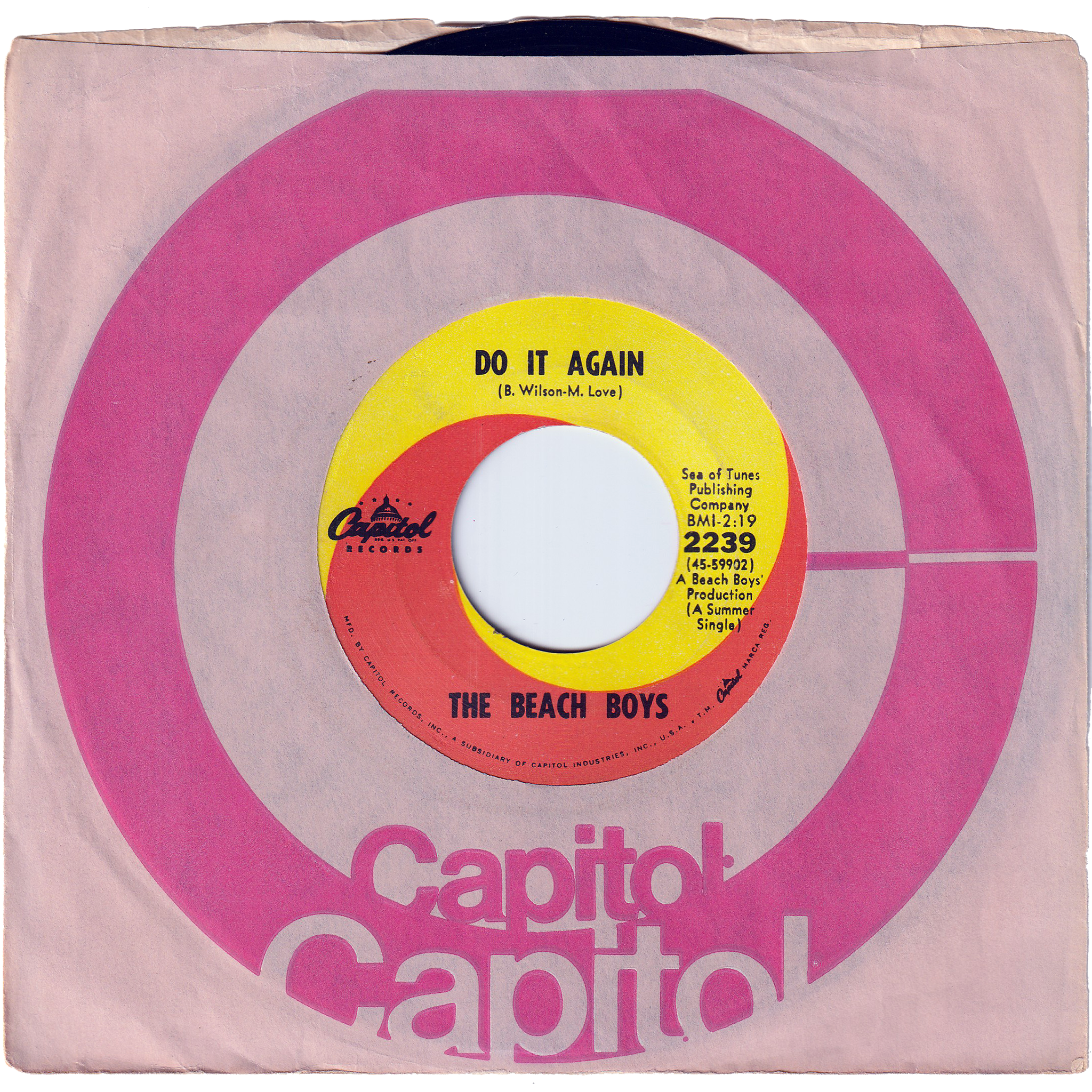 The Beach Boys - Do It Again / Wake The World – NIGHT BEAT RECORDS