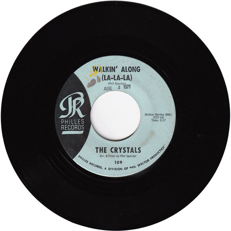 The Crystals (Darlene Love) - He's Sure Boy I Love / Walkin' Along La La La