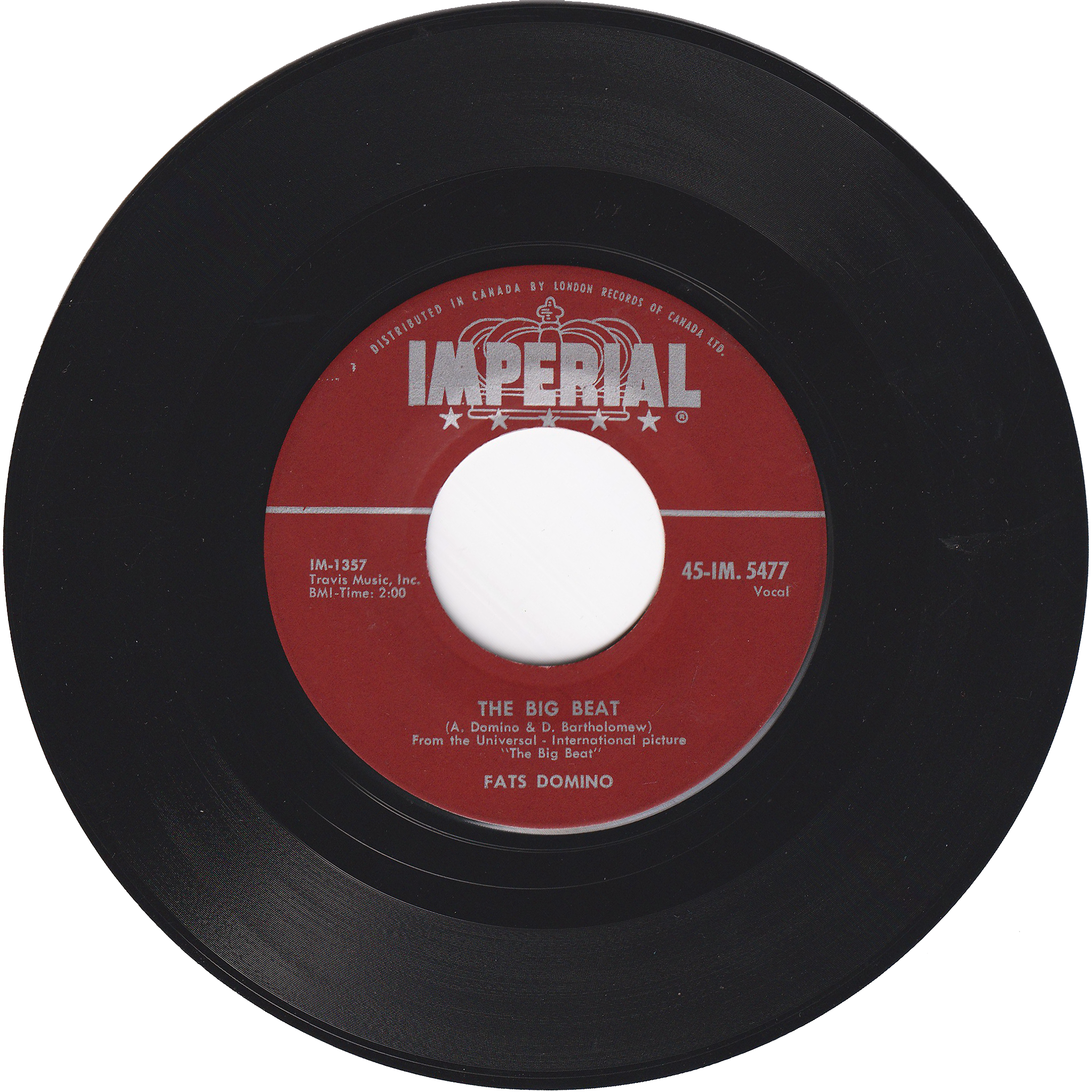 Fats Domino - The Big Beat / I Want You To Know [Canada] – NIGHT