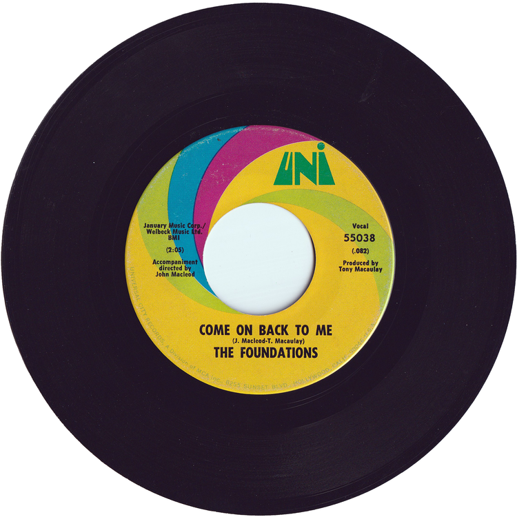 The Foundations - Baby, Now That I've Found You / Come On Back To Me