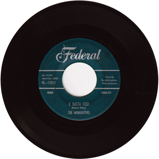 Hank Ballard & The Midnighters - E Basta Cosi / In The Doorway Crying