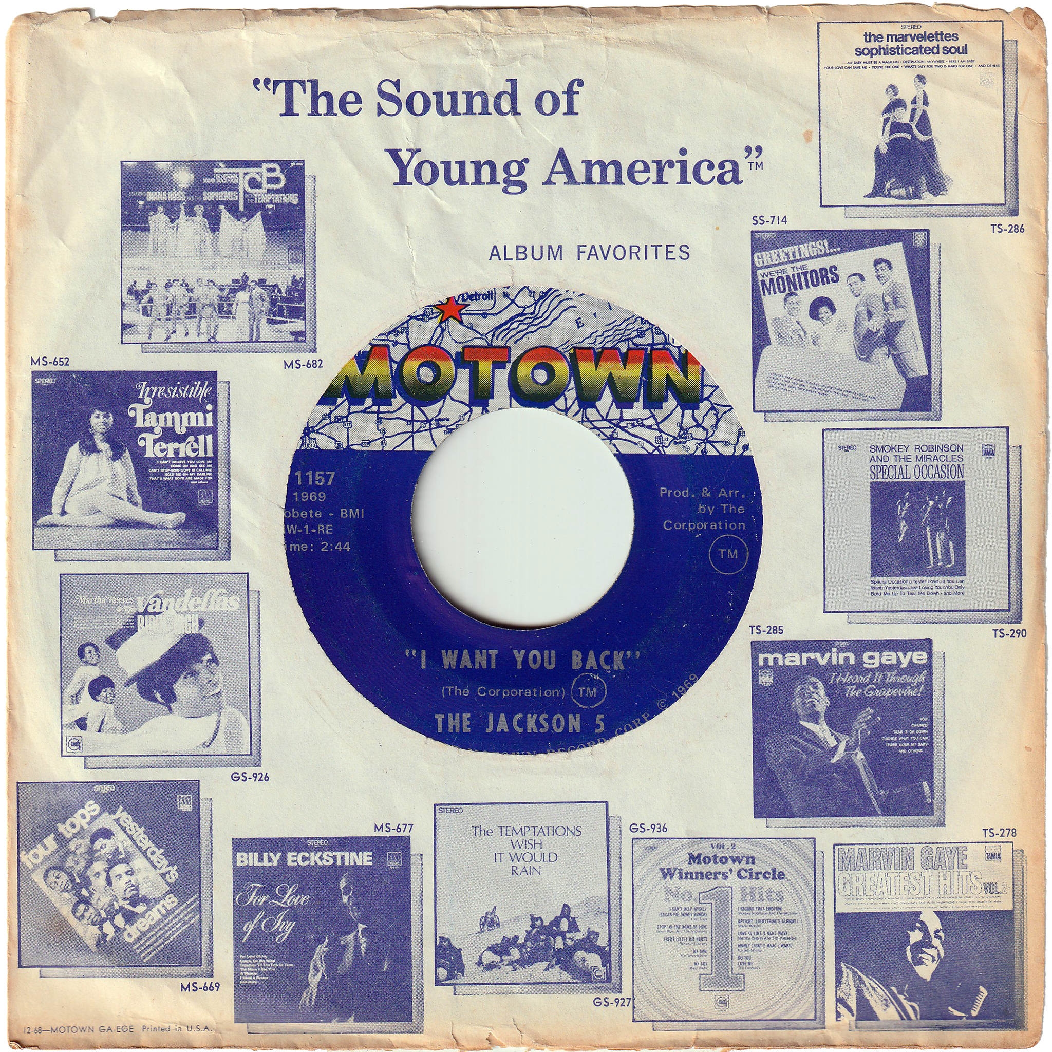 The Jackson 5 - I Want You Back / Who's Lovin' You – NIGHT BEAT
