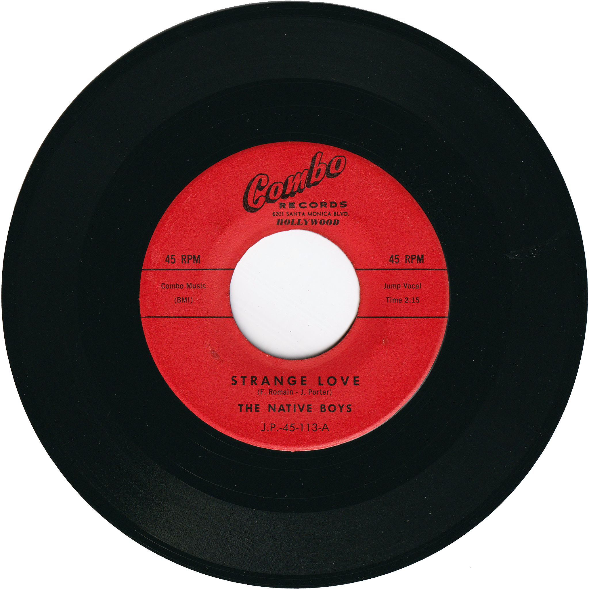 The Native Boys - Strange Love / Cheerlyn [Red Label] – NIGHT BEAT