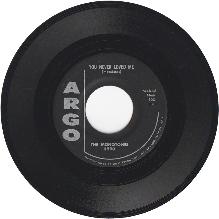 The Monotones - Book Of Love / You Never Loved Me