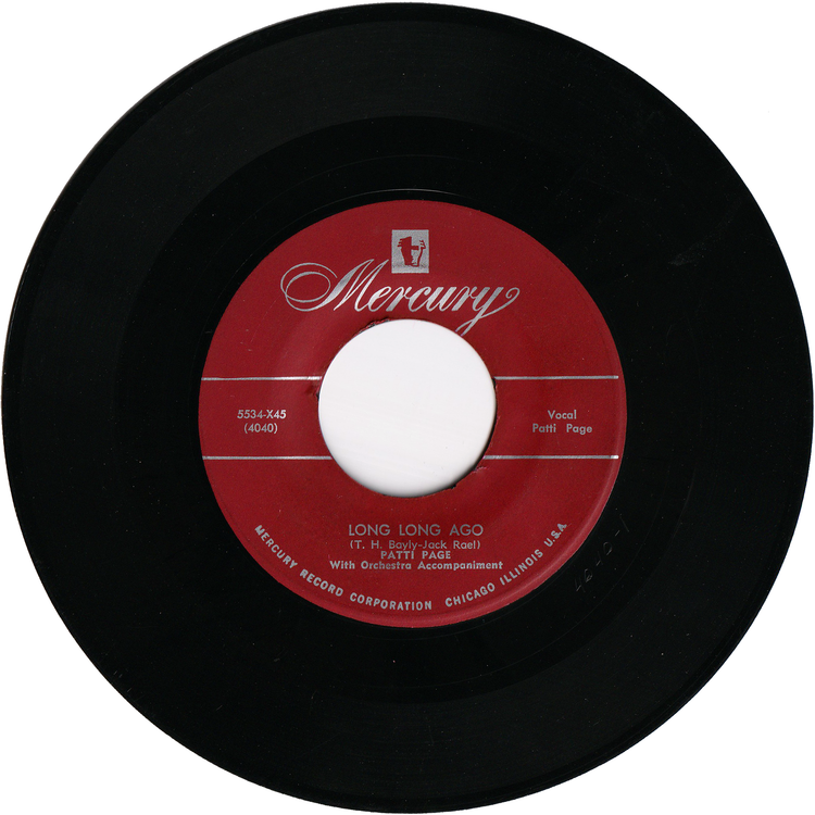 Patti Page - The Tennessee Waltz / Long Long Ago