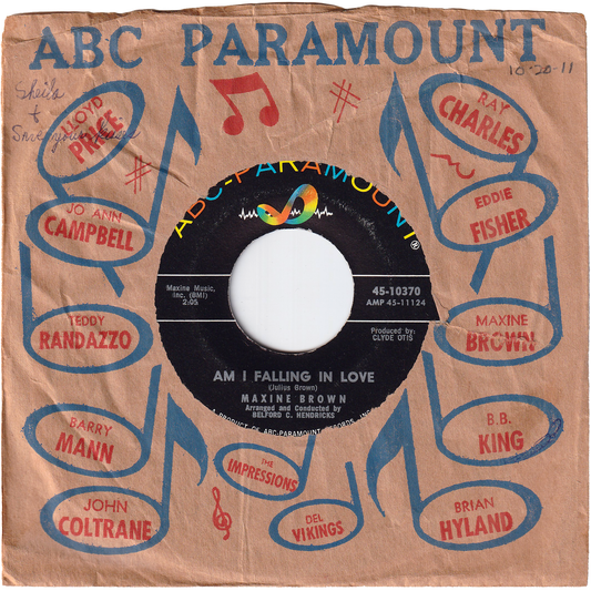 Maxine Brown - Am I Falling In Love / Promise Me Anything