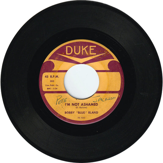 Bobby Bland - I'm Not Ashamed / Wishing Well