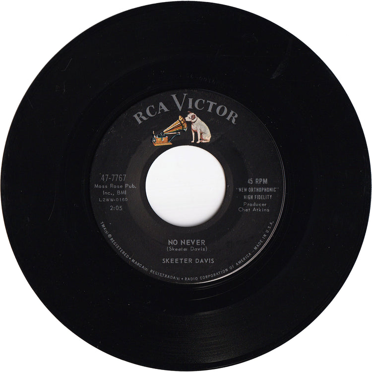 Skeeter Davis - (I Can't Help You) I'm Falling Too / No Never