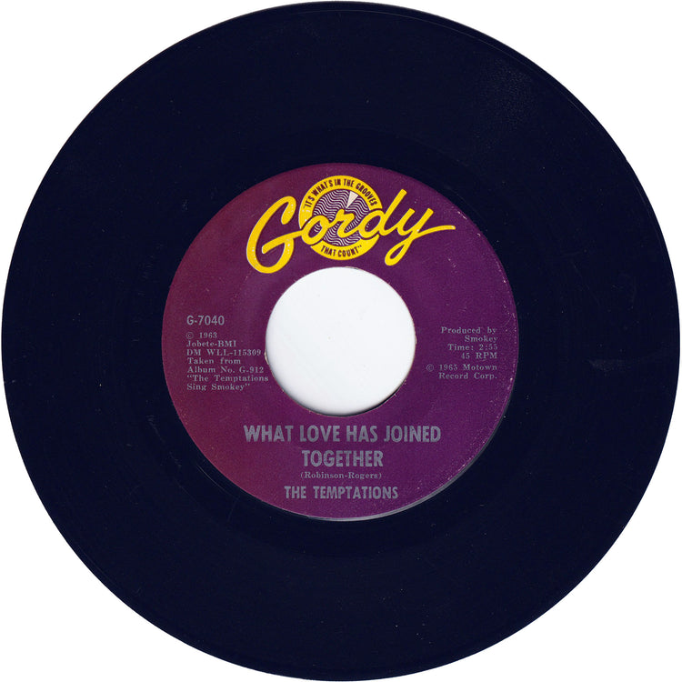 The Temptations - It's Growing / What Love Has Joined Together
