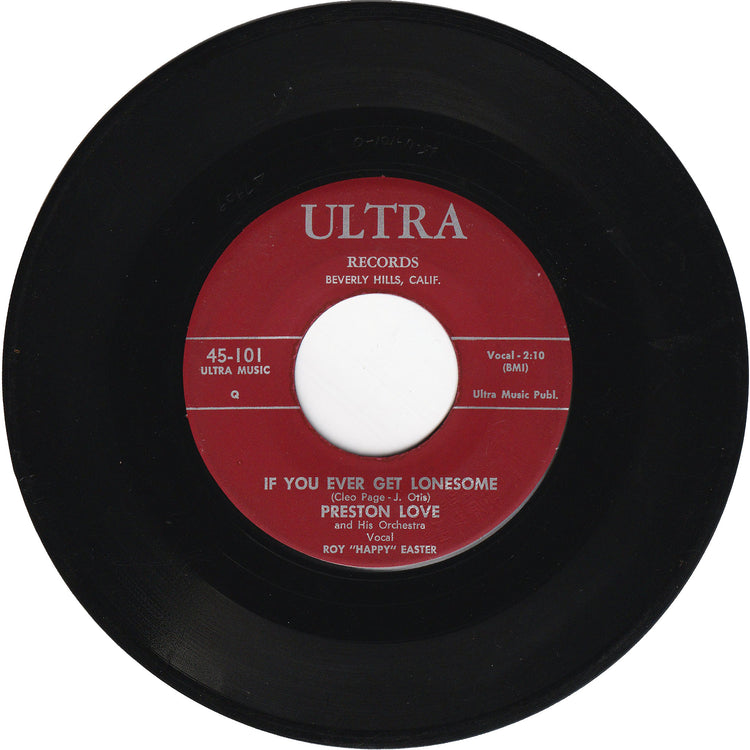 Preston Love - Groove Juice / If You Ever Get Lonesome