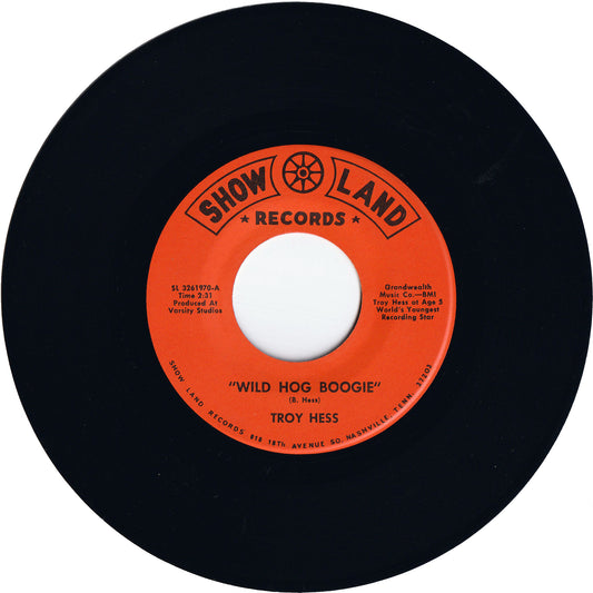 Troy Hess - Wild Hog Boogie / Where Will Mommie Go