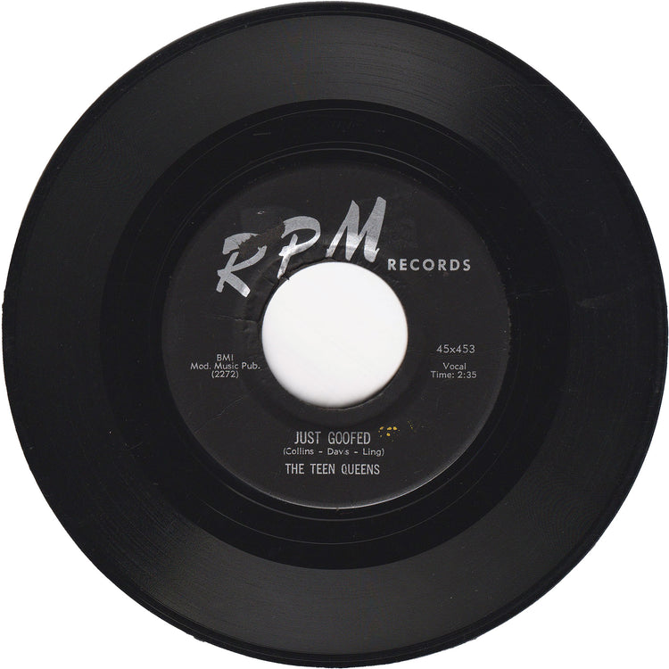 The Teen Queens - Eddie My Love / Just Goofed