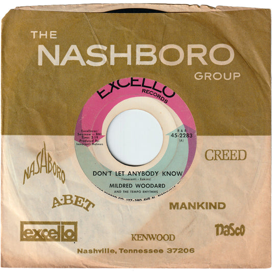 Mildred Woodard - Don't Let Anybody Know / I've Waited So Long