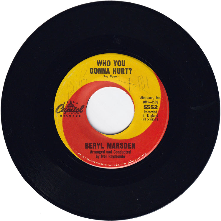 Beryl Marsden - Gonna Make Him My Baby / Who You Gonna Hurt?