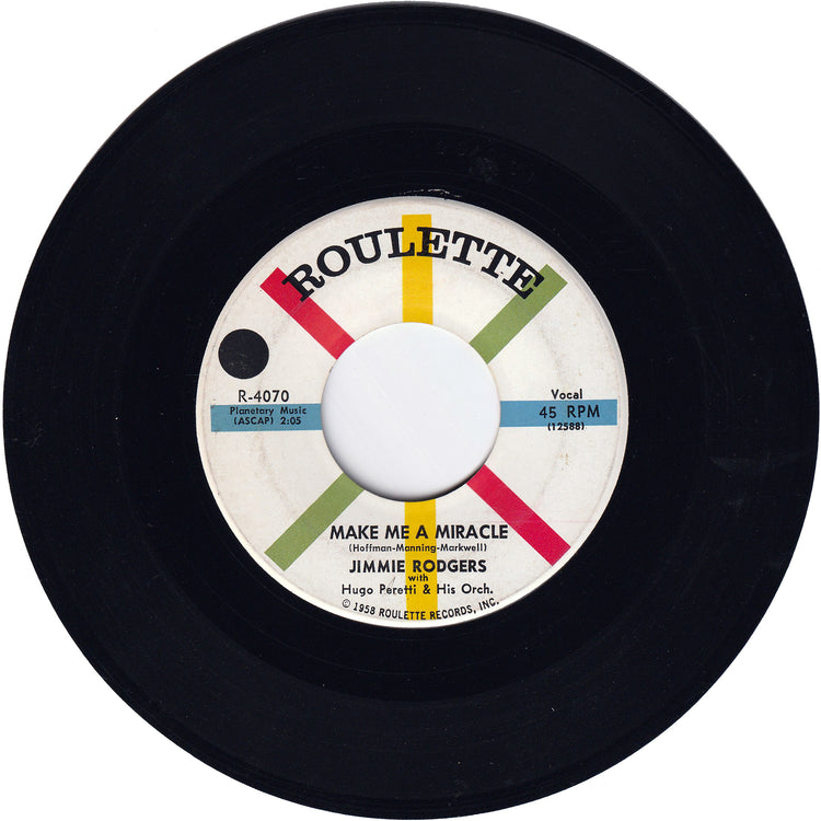 Jimmie Rodgers - Secretly / Make Me A Miracles
