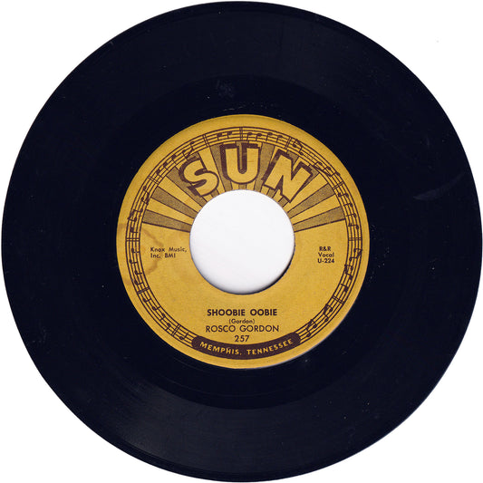Rosco Gordon - Shoobie Oobie / Chees & Crackers