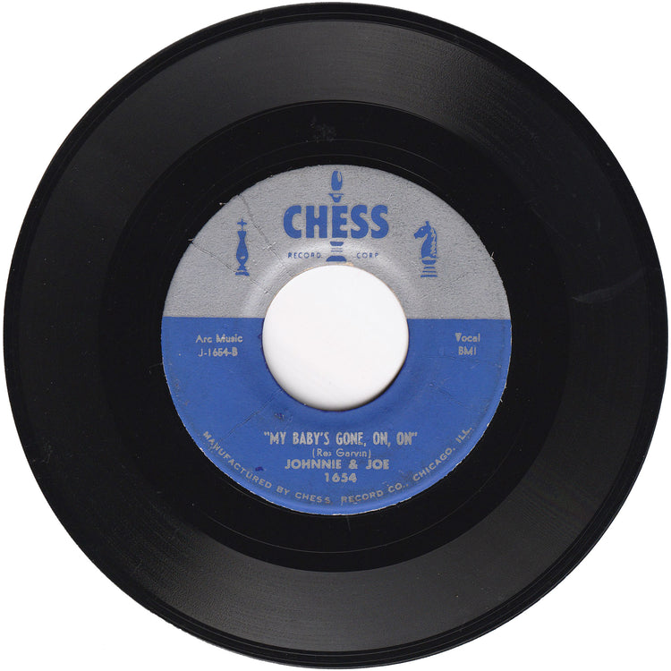 Johnnie & Joe - Over The Mountain Across The Sea / My Baby's Gone, On, On