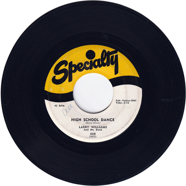 Larry Williams - Short Fat Fannie / High School Dance