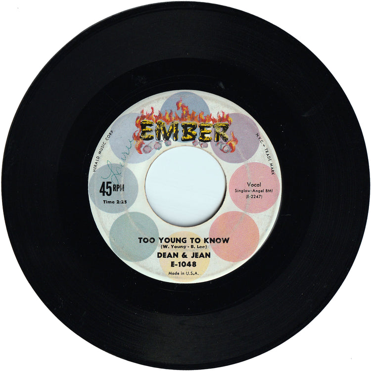 Dean & Jean - We're Gonna Get Married / Too Young To Know