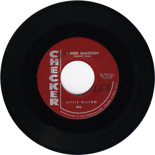 Little Milton - I Need Somebody / So Mean To Me