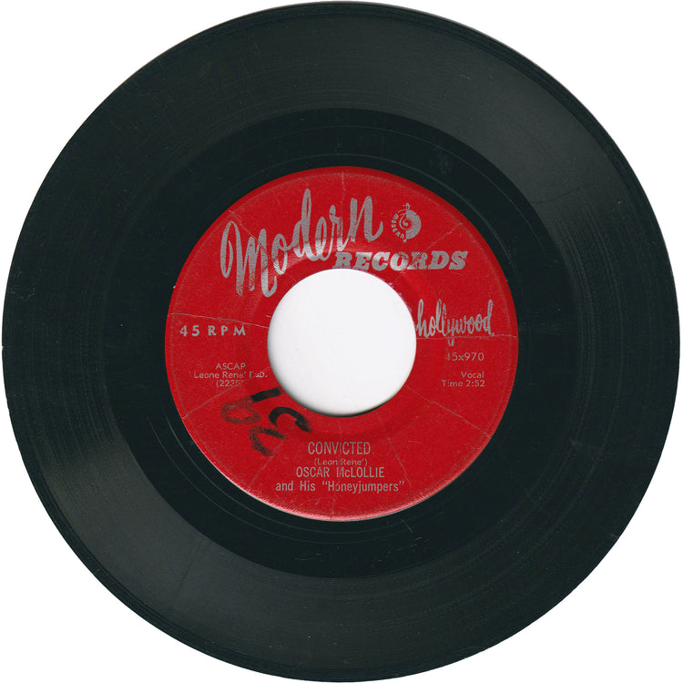 Oscar McLollie & The Honeyjumpers - Roll Hot Rod Roll / Convicted