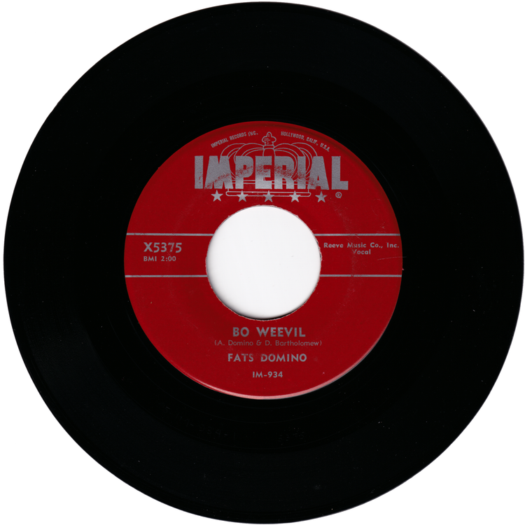 Fats Domino - Don't Blame It On Me / Bo Weevil