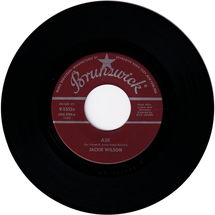 Jackie Wilson - I'll Be Satisfied / Ask