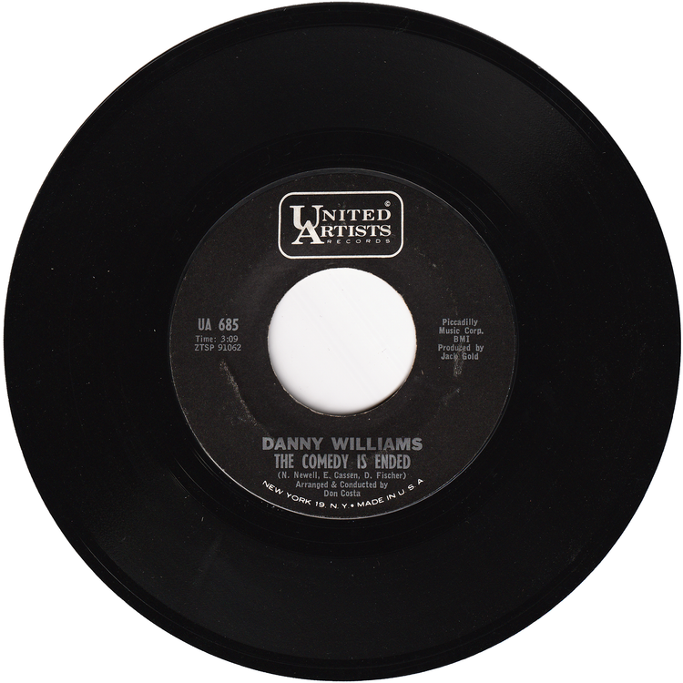 Danny Williams - White On White / The Comedy Is Ended