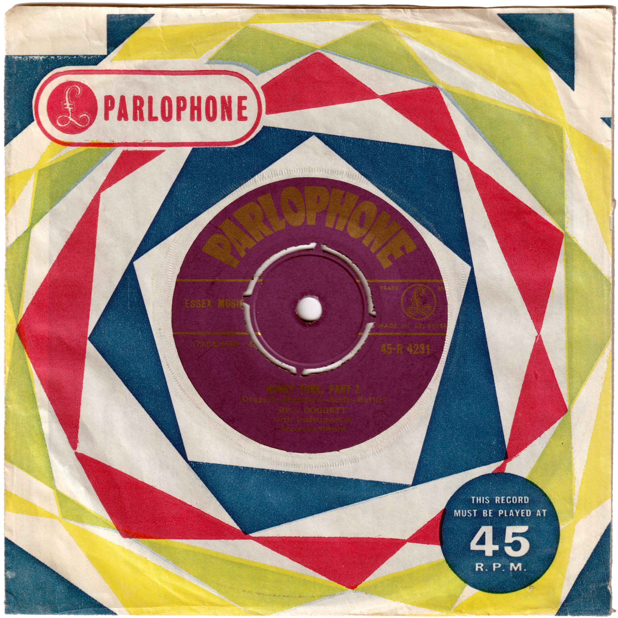Bill Doggett - Honky Tonk Part 2 / Honky Tonk Part 1 [UK