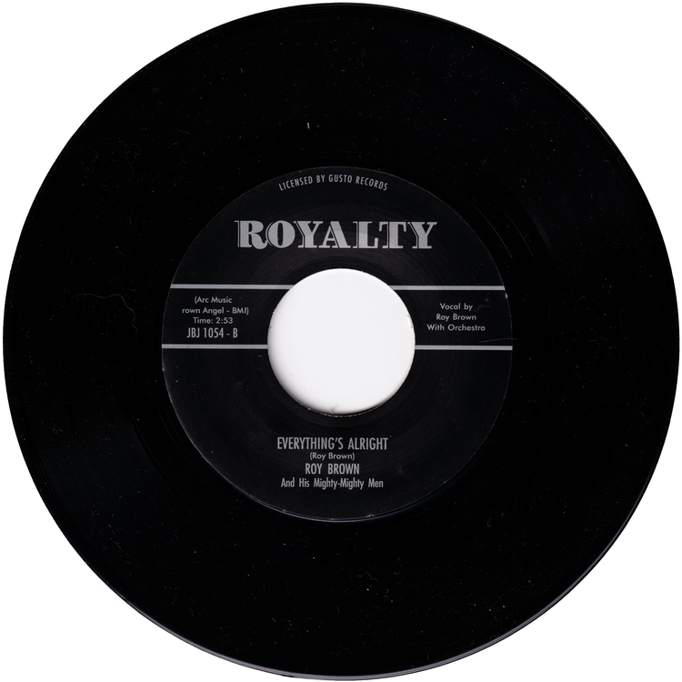 Roy Brown & his Mighty Mighty Men - Good Rockin' Man / Everything's Alright (JUKEBOX JAM)