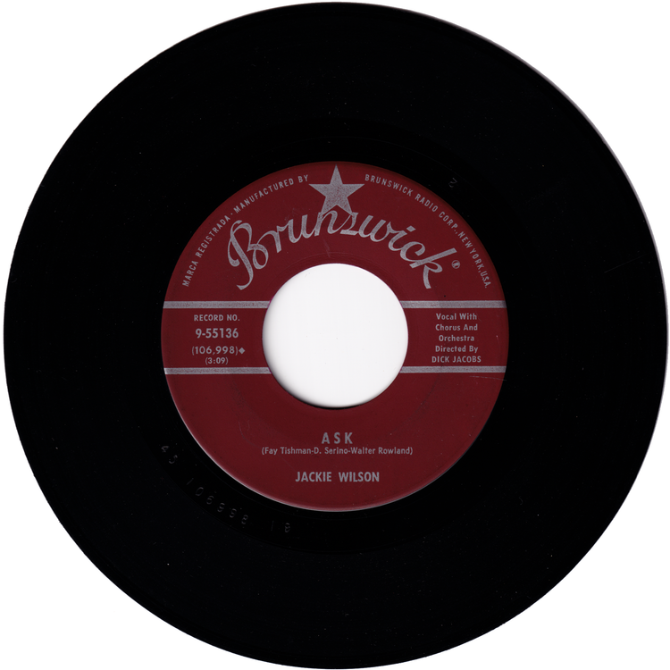 Jackie Wilson - I'll Be Satisfied / Ask