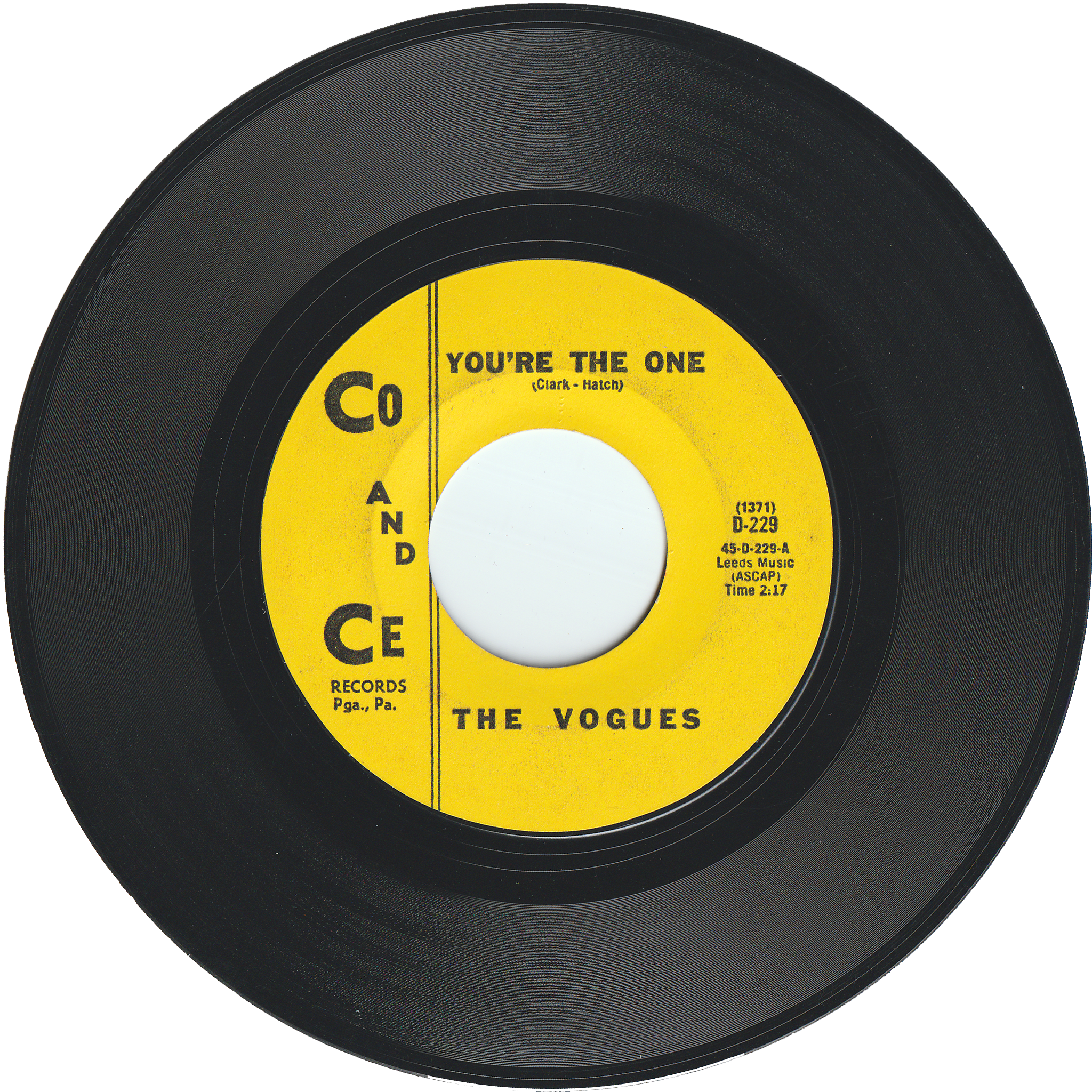 The Vogues - You're The One / Some Words – NIGHT BEAT RECORDS