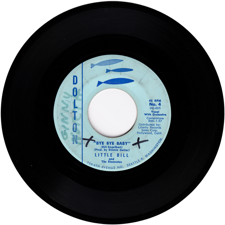 Little Bill & The Bluenotes - I Love An Angel / Bye Bye Baby