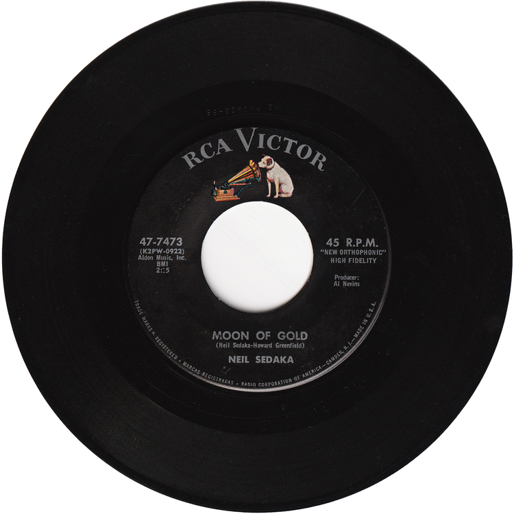 Neil Sedaka - I Go Ape / Moon Of Gold