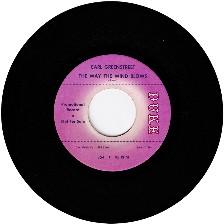 Carl Greenstreet - If You Only Say I Do / The Way The Winds Blows (Promo)