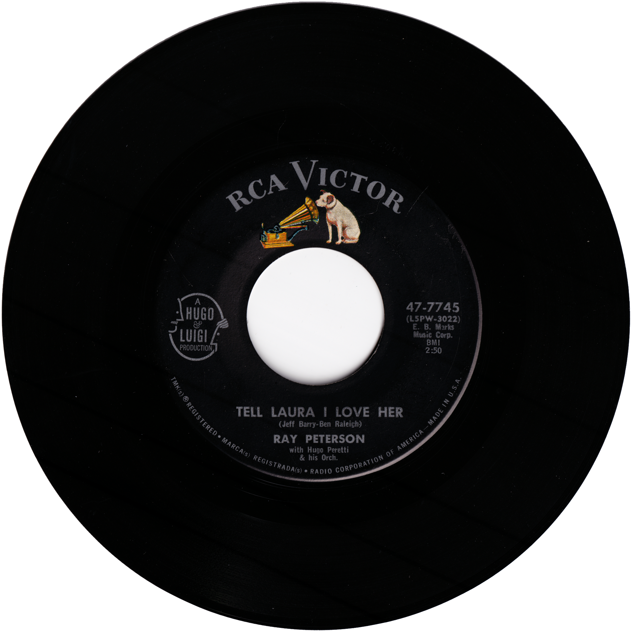 Ray Peterson - Tell Laura I Love Her / Wedding Day – NIGHT BEAT
