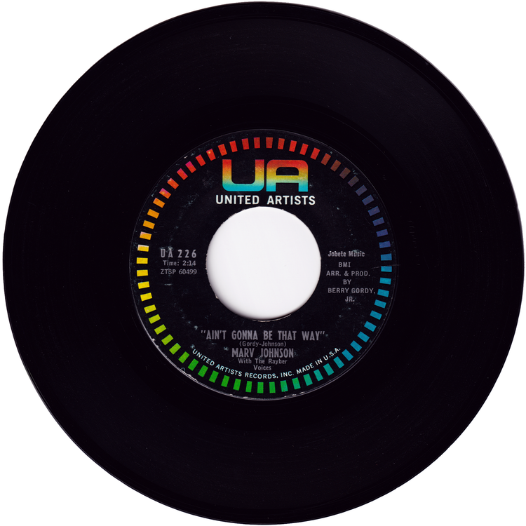 Marv Johnson - All The Love I've Got / Ain't Gonna Be That Way