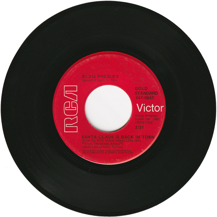 Elvis Presley - Blue Christmas / Santa Claus Is Back In Town