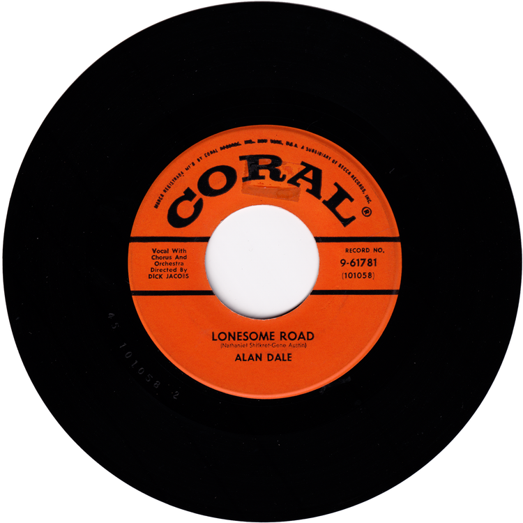 Alan Dale - The Girl Can't Help It / Lonsome Road
