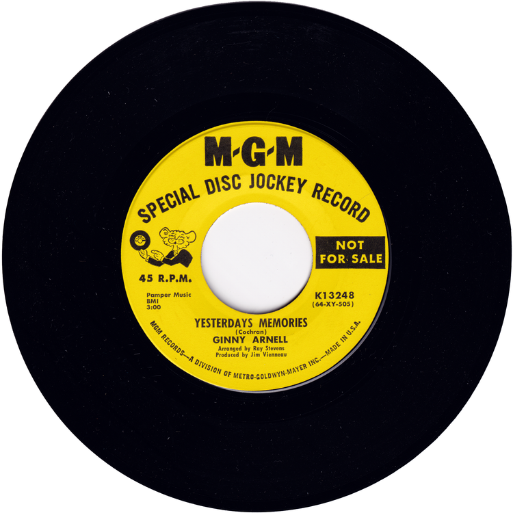 Ginny Arnell - Let Me Make You Smile Again / Yesterdays Memories (Promo)