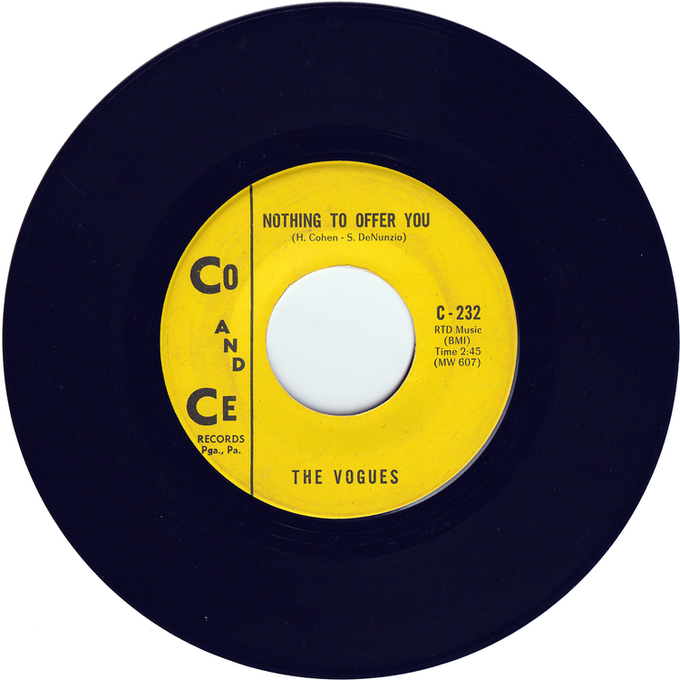 The Vogues - Five O'Clock World / Nothing To Offer You