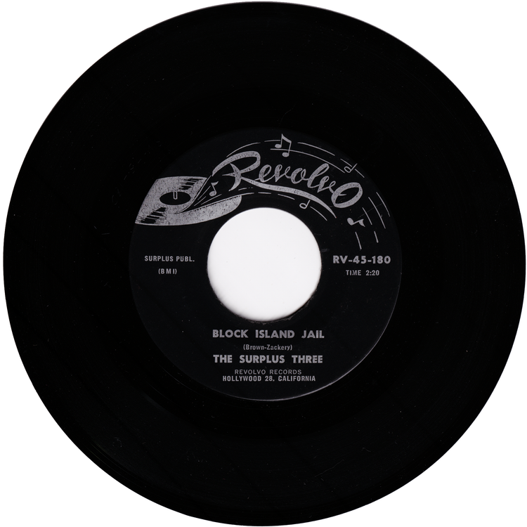 The Surplus Three - Anymore / Block Island Jail