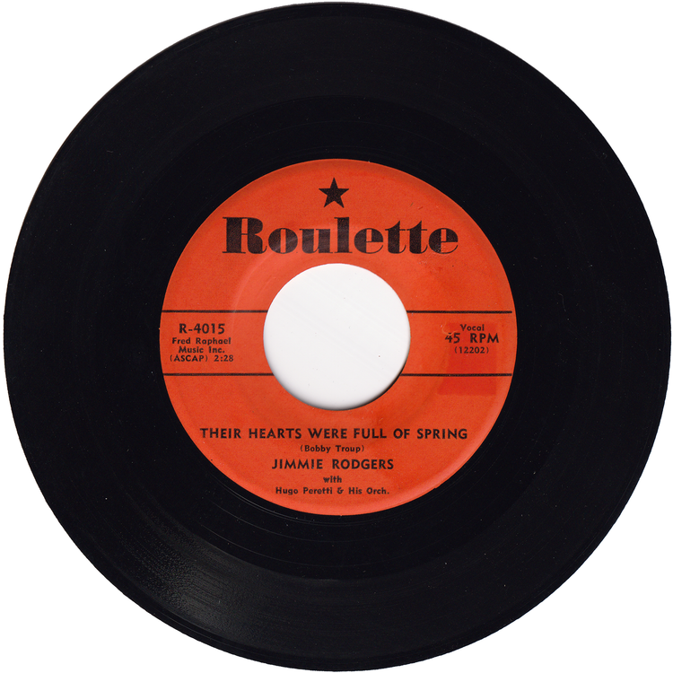 Jimmie Rodgers - Honeycomb / Their Hearts Were Full Of Spring (1st.press)