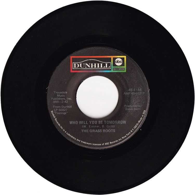 The Grass Roots - Midnight Confessions / Who Will You Be Tomorrow