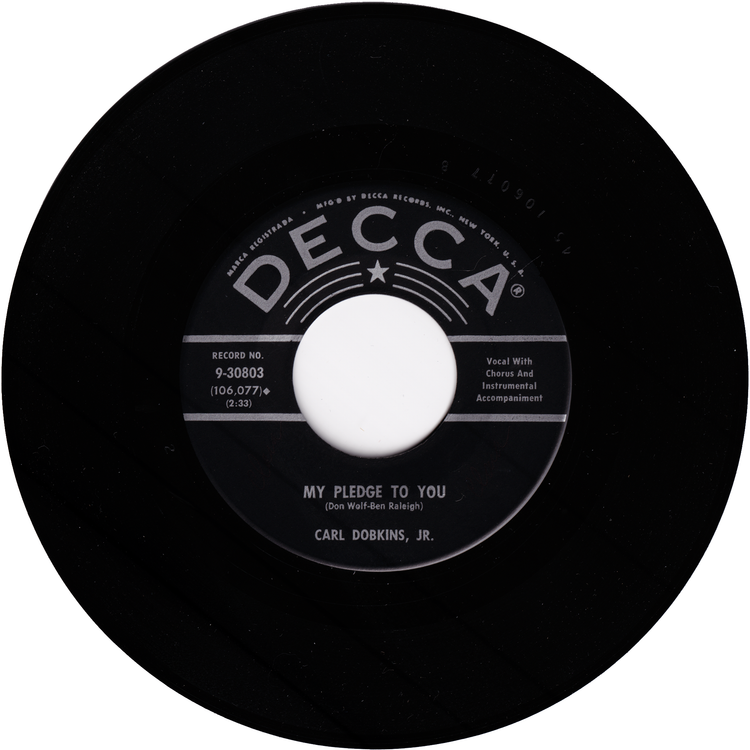 Carl Dobkins, Jr. - My Heart Is An Open Book / My Pledge To You