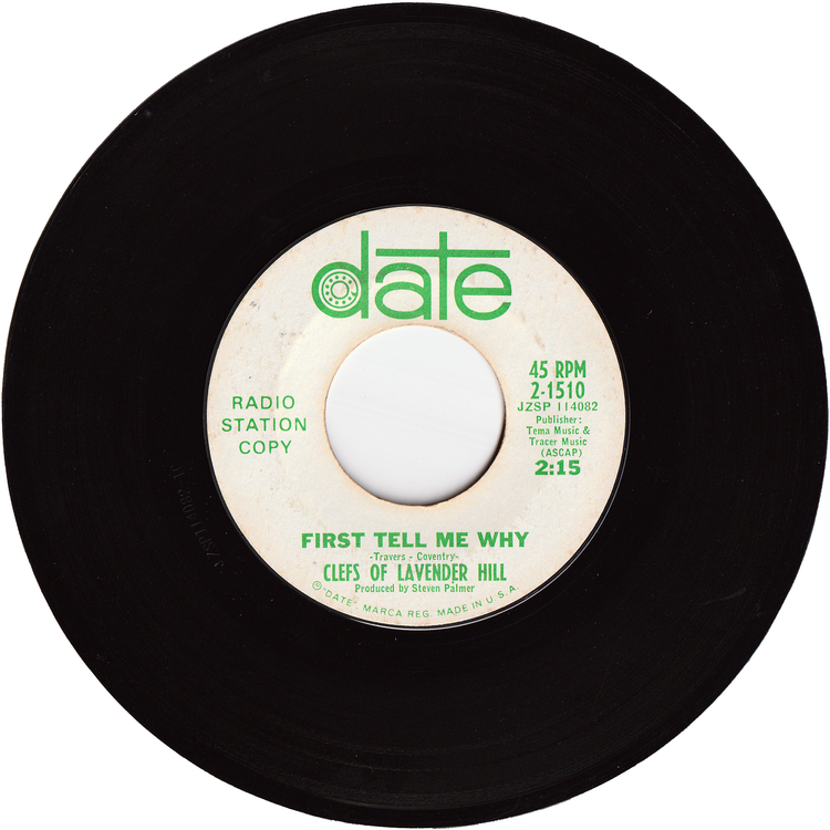 Clefs of Lavender Hill - Stop! Get A Ticket / First Tell Me Why (Promo)